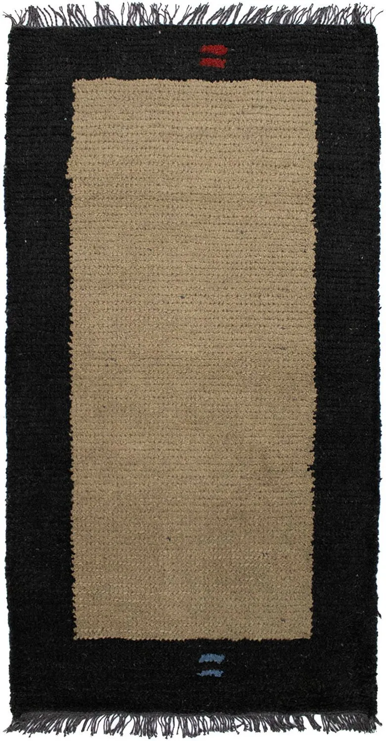 Nepal Teppich 70 x 140 cm - beige