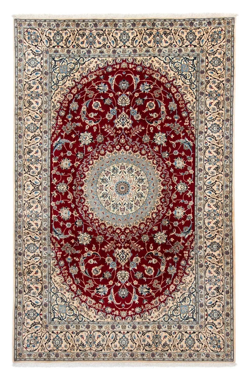 Perserteppich - Nain - Royal 198 x 300 cm - rot