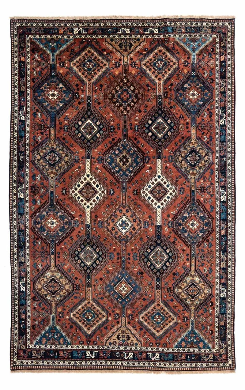 Perserteppich - Nomadic 207 x 322 cm - braun