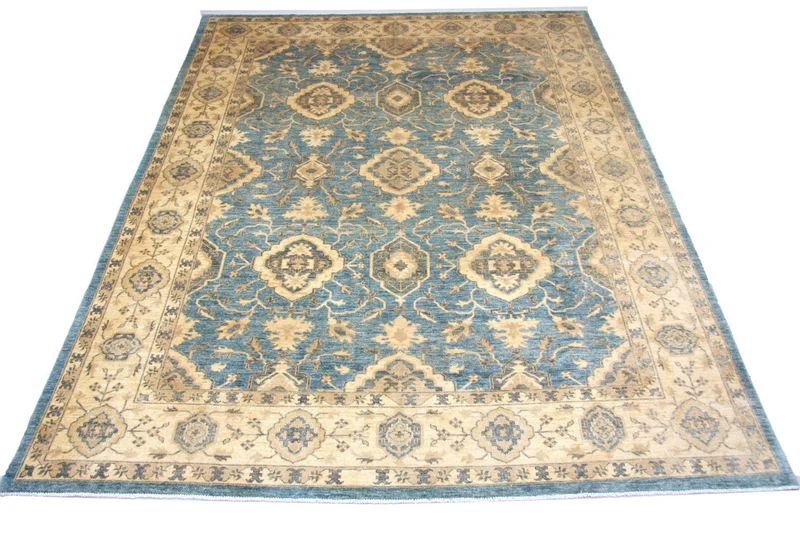 Ziegler Teppich 269 x 375 cm - blau