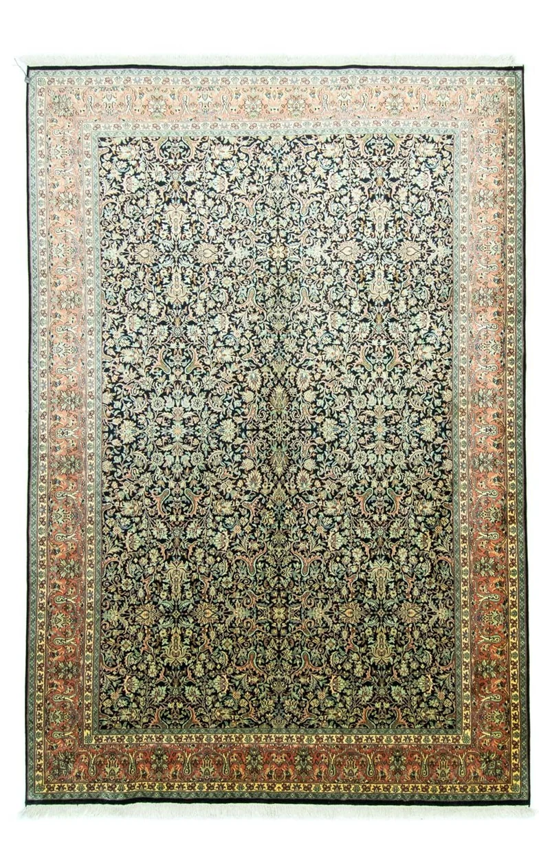 Seidenteppich - Kaschmir Seide 214 x 315 cm Teppich Wohnzimmer