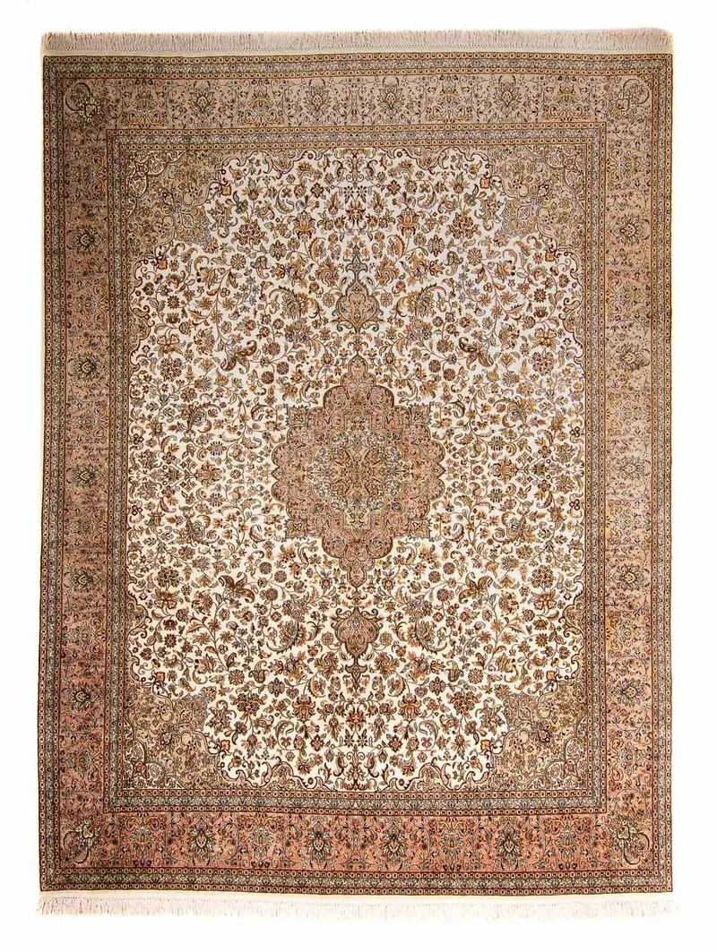 Seidenteppich - Kaschmir Seide 243 x 307 cm Teppich Wohnzimmer