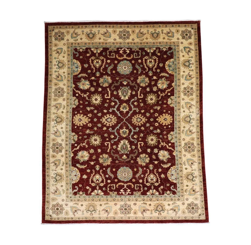 Ziegler Teppich 276 x 357 cm - dunkelrot