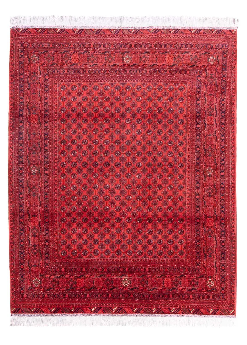 Afghan Teppich - 298 x 387 cm - rot