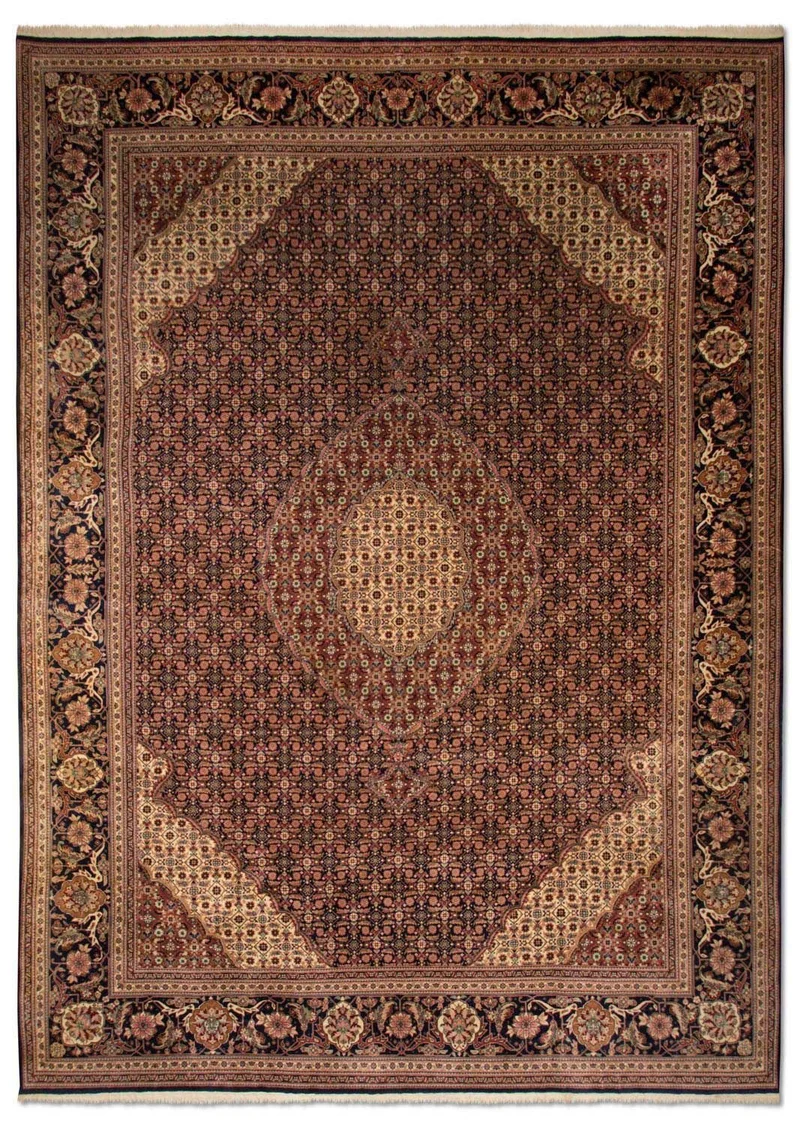 Orientteppich - Täbriz 252 x 353 cm - dunkelblau