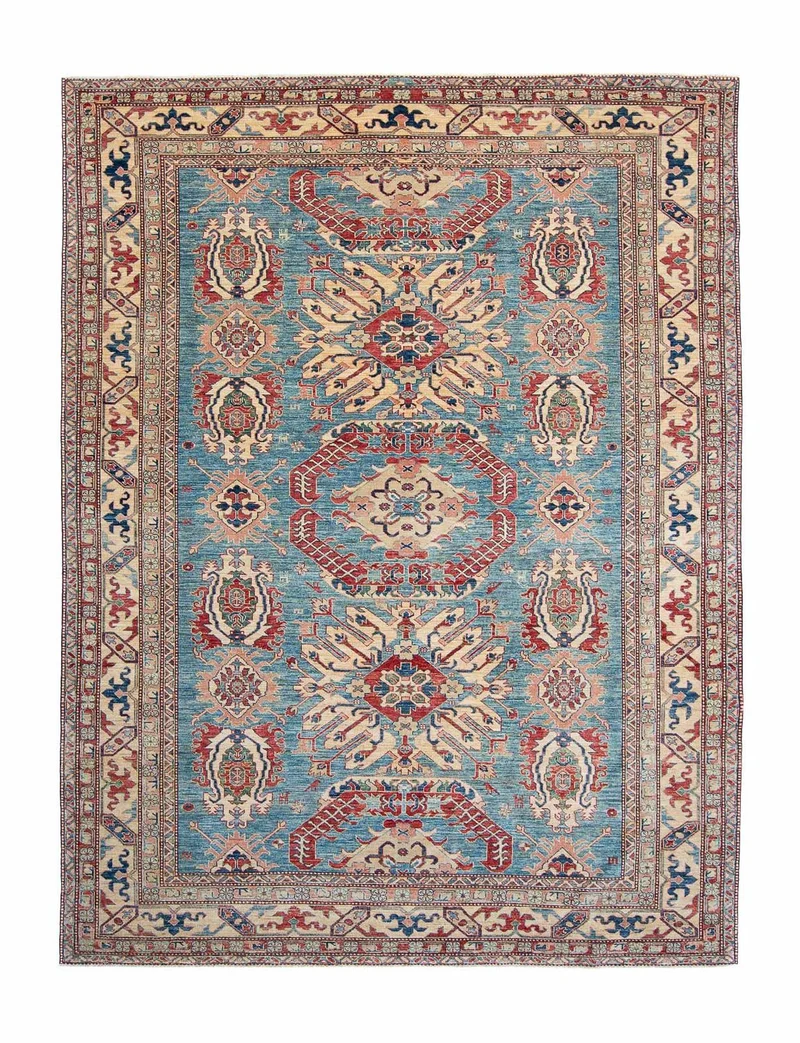 Ziegler Teppich - Kazak 244 x 322 cm - türkis