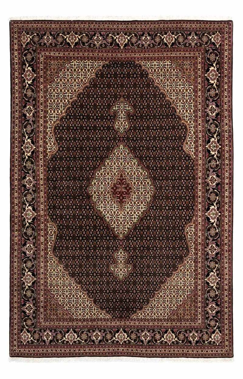 Perserteppich - Täbriz - Royal 207 x 298 cm - dunkelblau