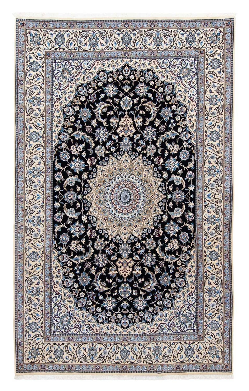Perserteppich - Nain - Royal 200 x 292 cm - schwarz