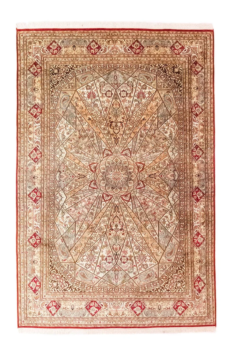 Seidenteppich - Kaschmir Seide 167 x 250 cm Teppich Wohnzimmer