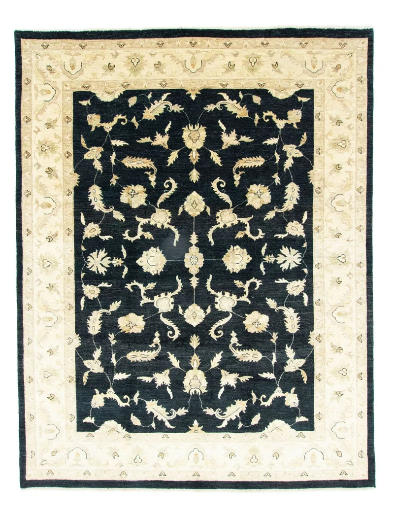 Ziegler Teppich 275 x 355 cm - blau