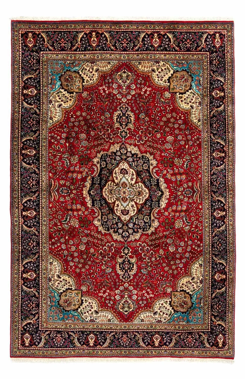 Perserteppich - Täbriz - Royal 206 x 302 cm - rot