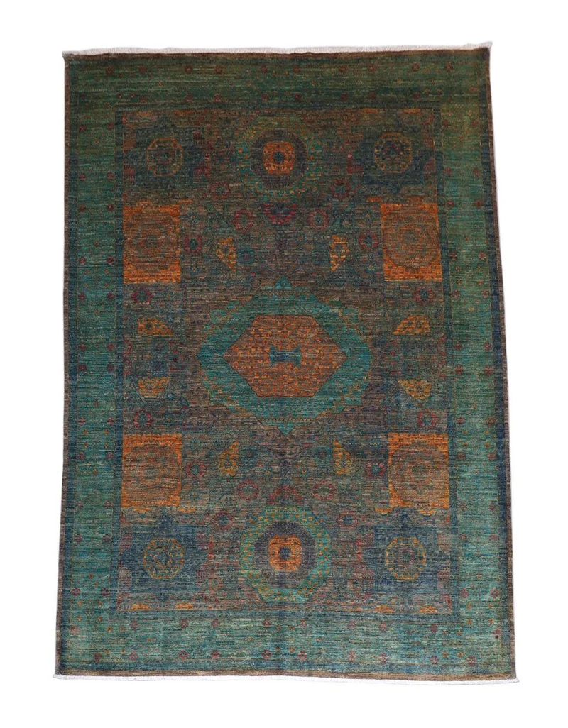 Ziegler Teppich 214 x 296 cm - seegrün