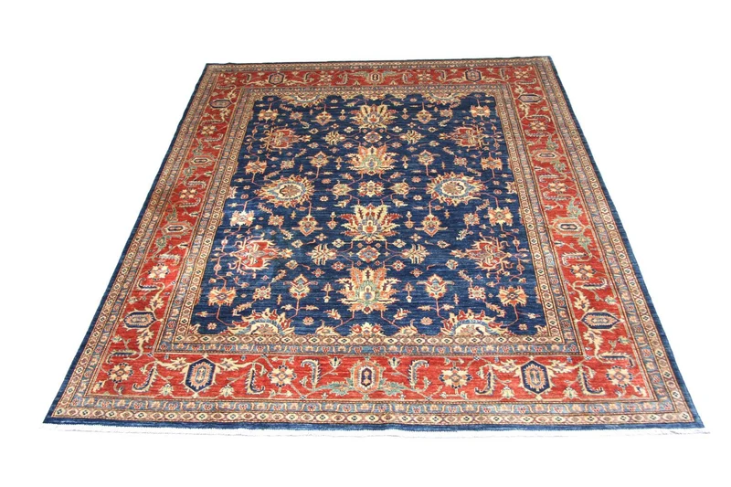 Ziegler Teppich - Kazak 246 x 303 cm - blau