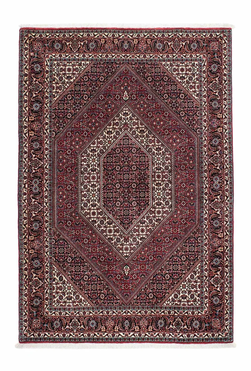 Perserteppich - Bidjar - Royal 136 x 195 cm - hellrot