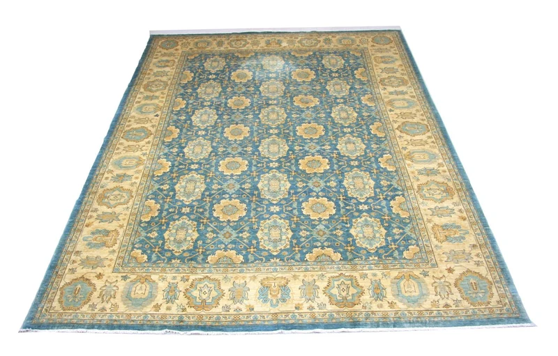 Ziegler Teppich 266 x 366 cm - blau