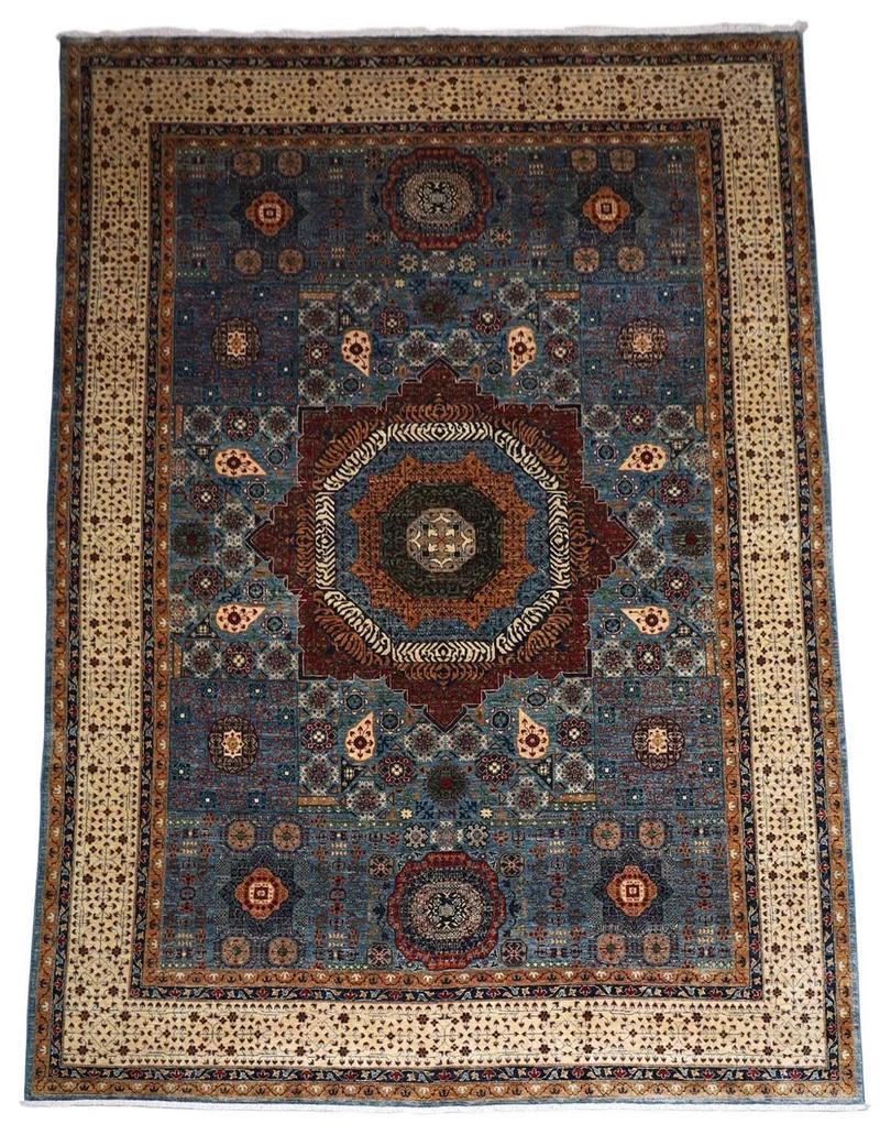 Ziegler Teppich 309 x 423 cm - dunkelblau