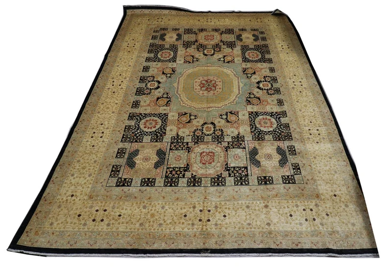Ziegler Teppich 313 x 424 cm - dunkelblau