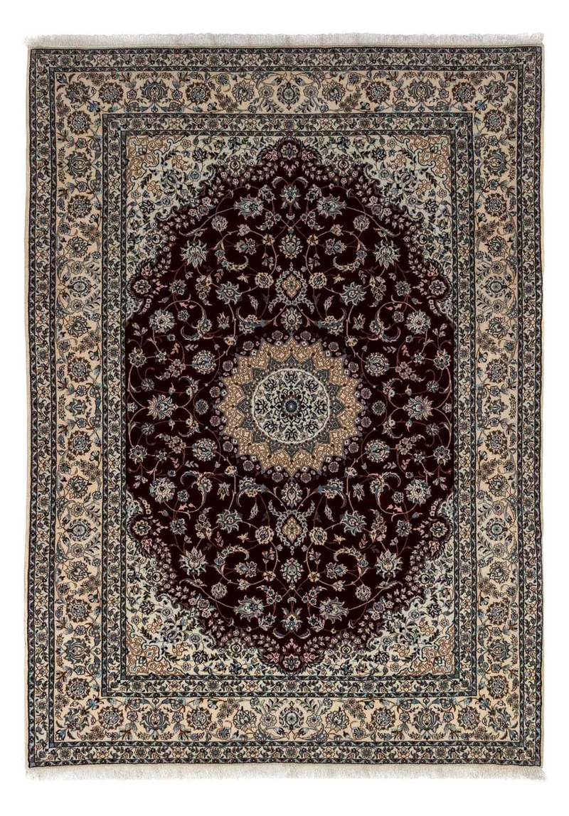 Perserteppich - Nain - Royal 251 x 352 cm - schwarz
