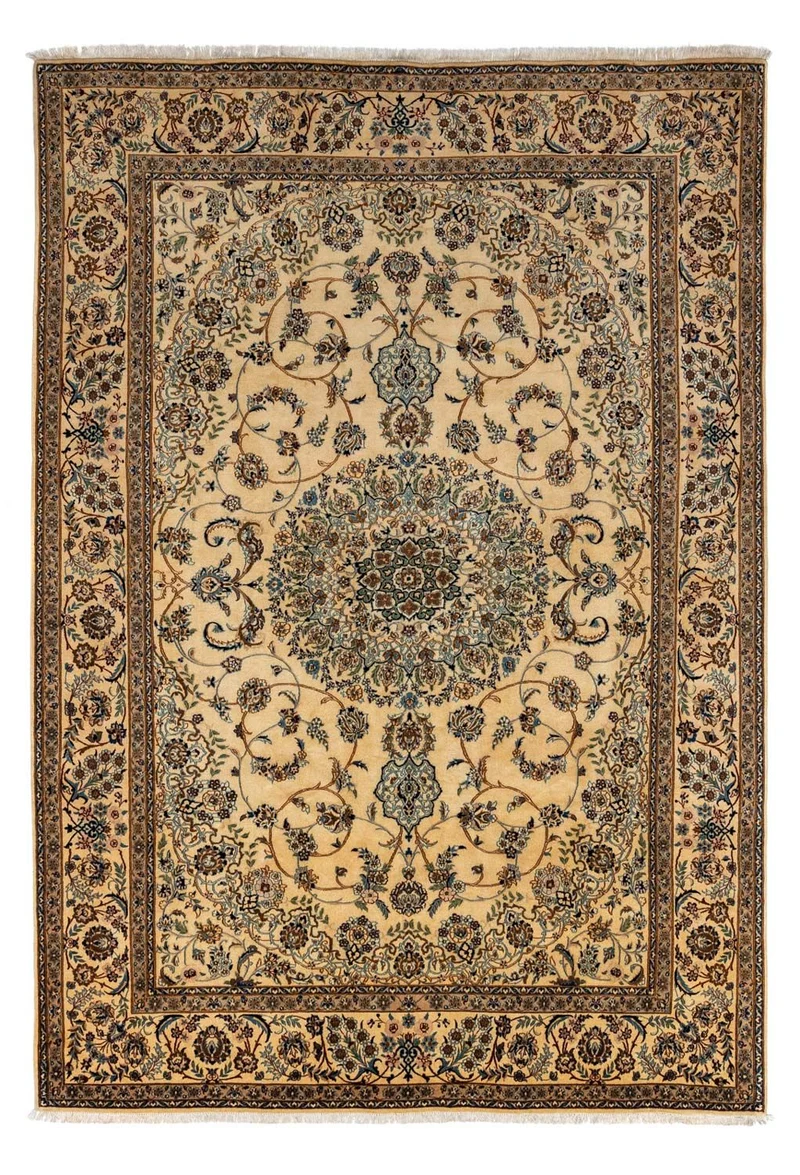 Perserteppich - Nain 241 x 359 cm - beige