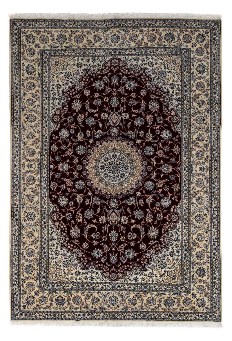 Perserteppich - Nain - Royal 248 x 348 cm - schwarz
