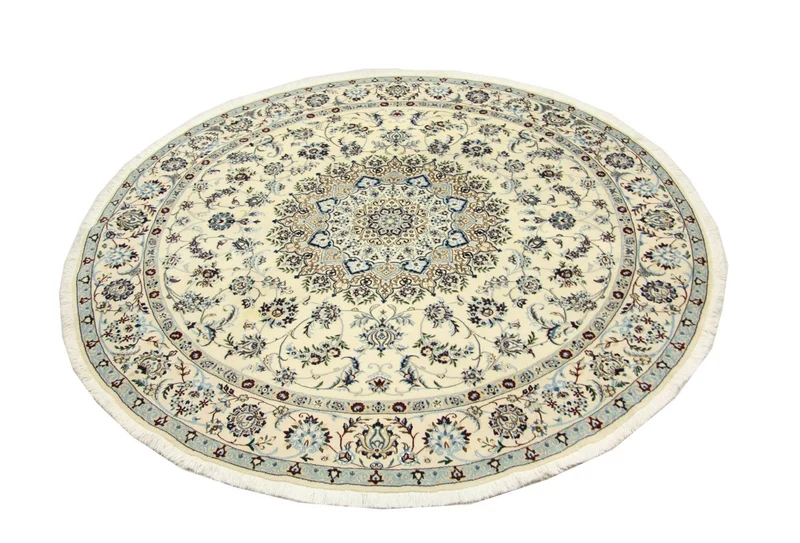 Perserteppich - Nain 250 x 250 cm Runder Teppich