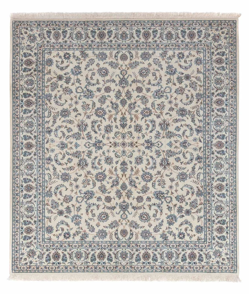 Perserteppich - Nain - Royal 250 x 300 cm - silber
