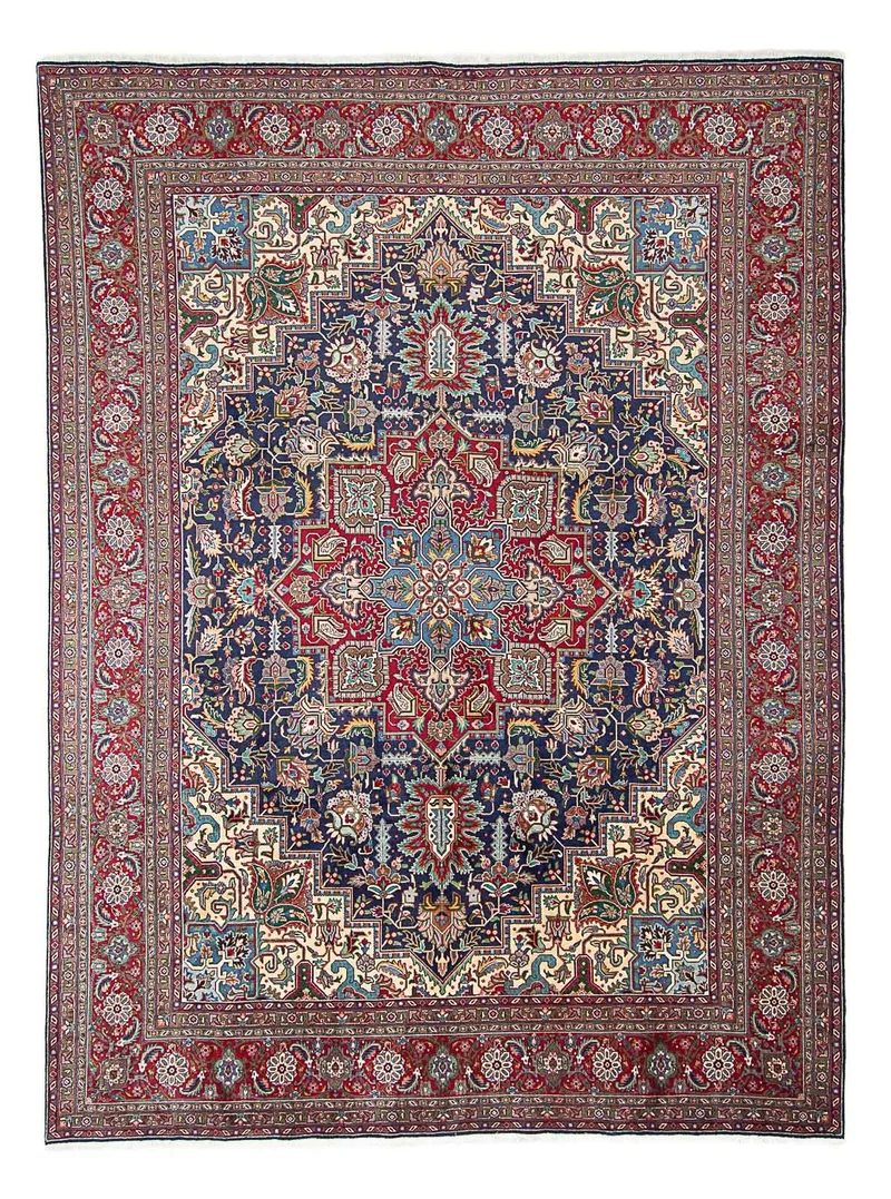 Perserteppich - Täbriz - Royal 305 x 405 cm - blau