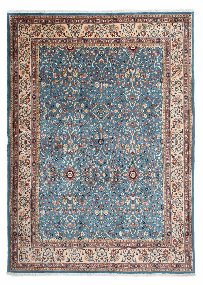 Perserteppich - Nomadic 219 x 307 cm - seeblau