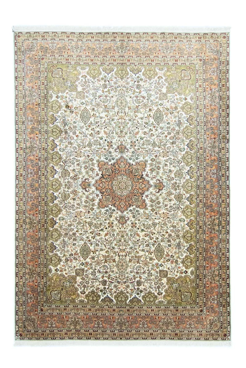 Seidenteppich - Kaschmir Seide 217 x 308 cm Teppich Wohnzimmer