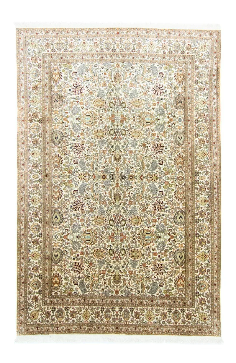 Seidenteppich - Kaschmir Seide 184 x 274 cm Teppich Wohnzimmer