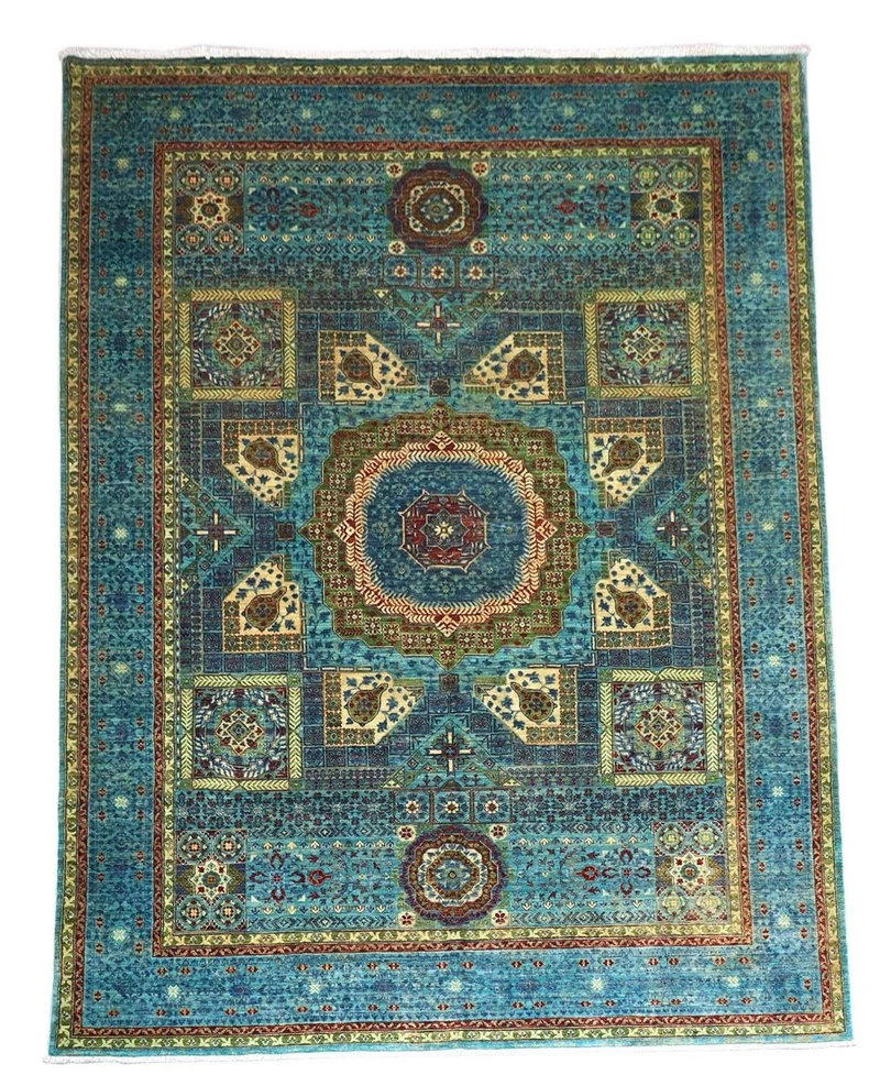 Ziegler Teppich 271 x 368 cm - türkis