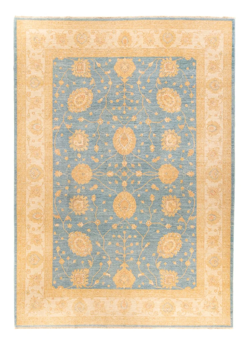 Ziegler Teppich - 255 x 357 cm - blau