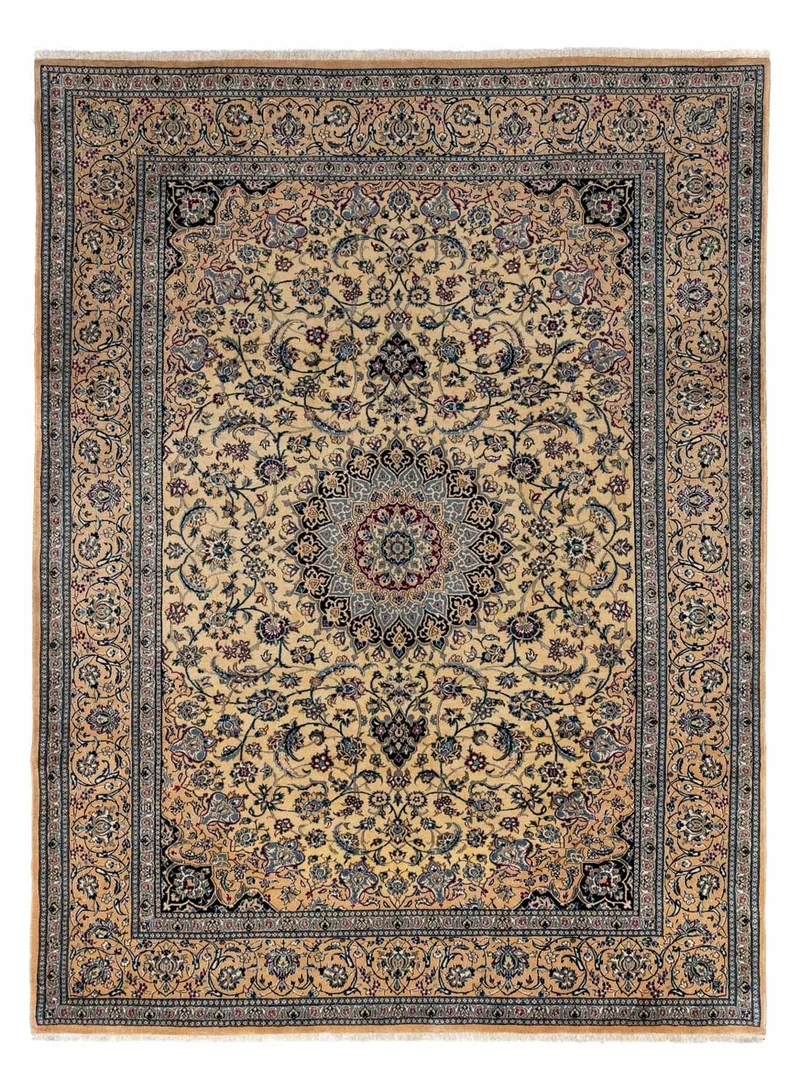 Perserteppich - Nain - Royal 245 x 344 cm - dunkelbeige