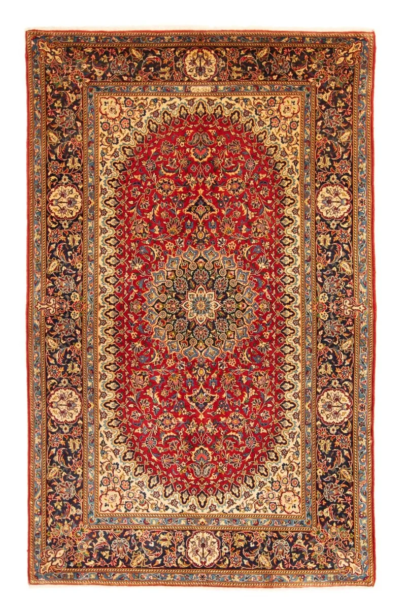 Perserteppich - Keshan 140 x 218 cm - rot