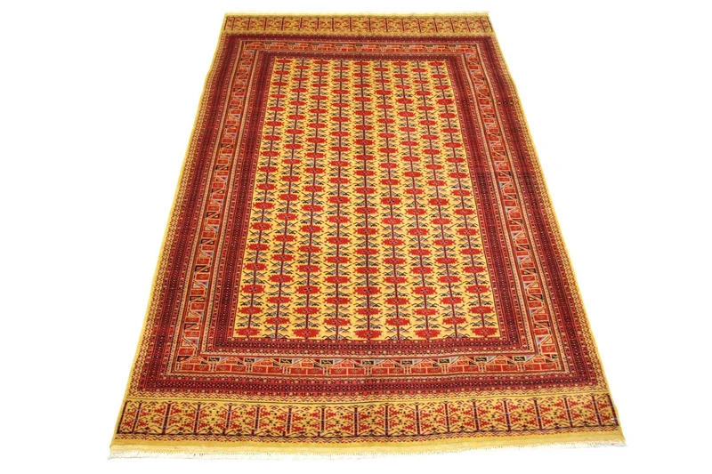 Afghan Teppich - Buchara 200 x 298 cm - gold