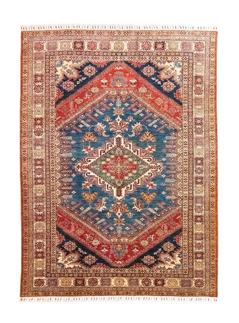 Ziegler Teppich - Kazak 206 x 292 cm - blau