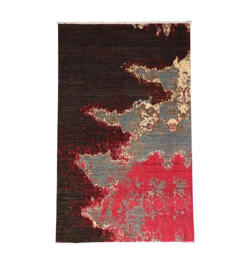 Ziegler Teppich 196 x 300 cm - dunkelrot
