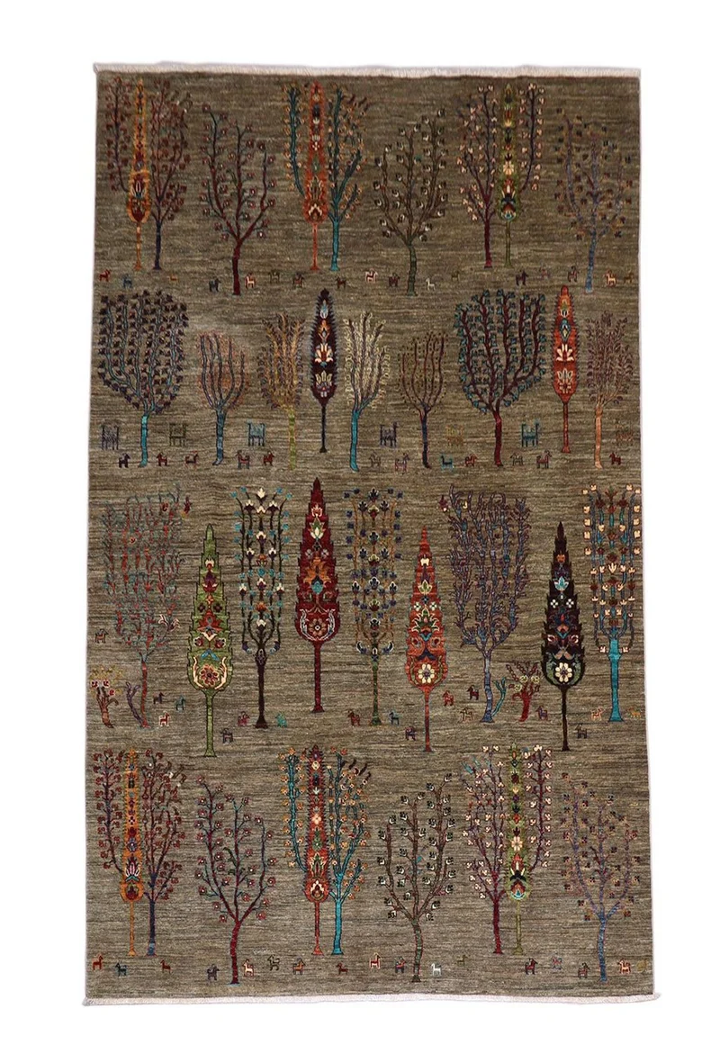 Ziegler Teppich 207 x 302 cm - olivgrün