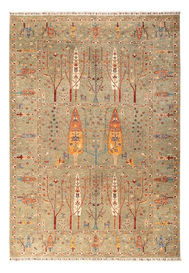 Ziegler Teppich - Ariana - 211 x 293 cm - minzgrün