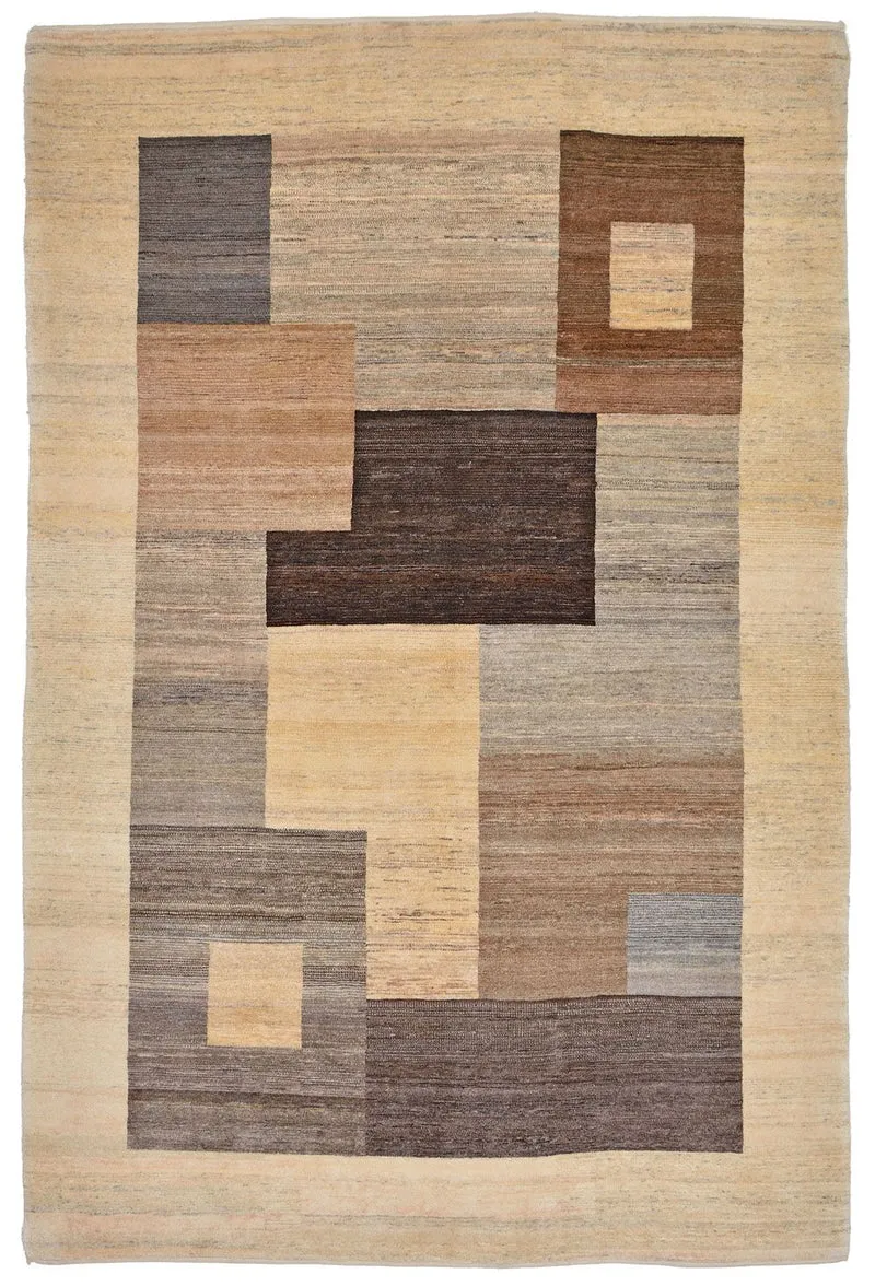 Gabbeh Teppich - Loribaft Perser 152 x 233 cm - braun