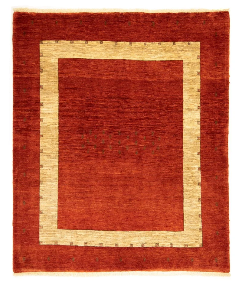 Gabbeh Teppich - Perser 180 x 215 cm - rot