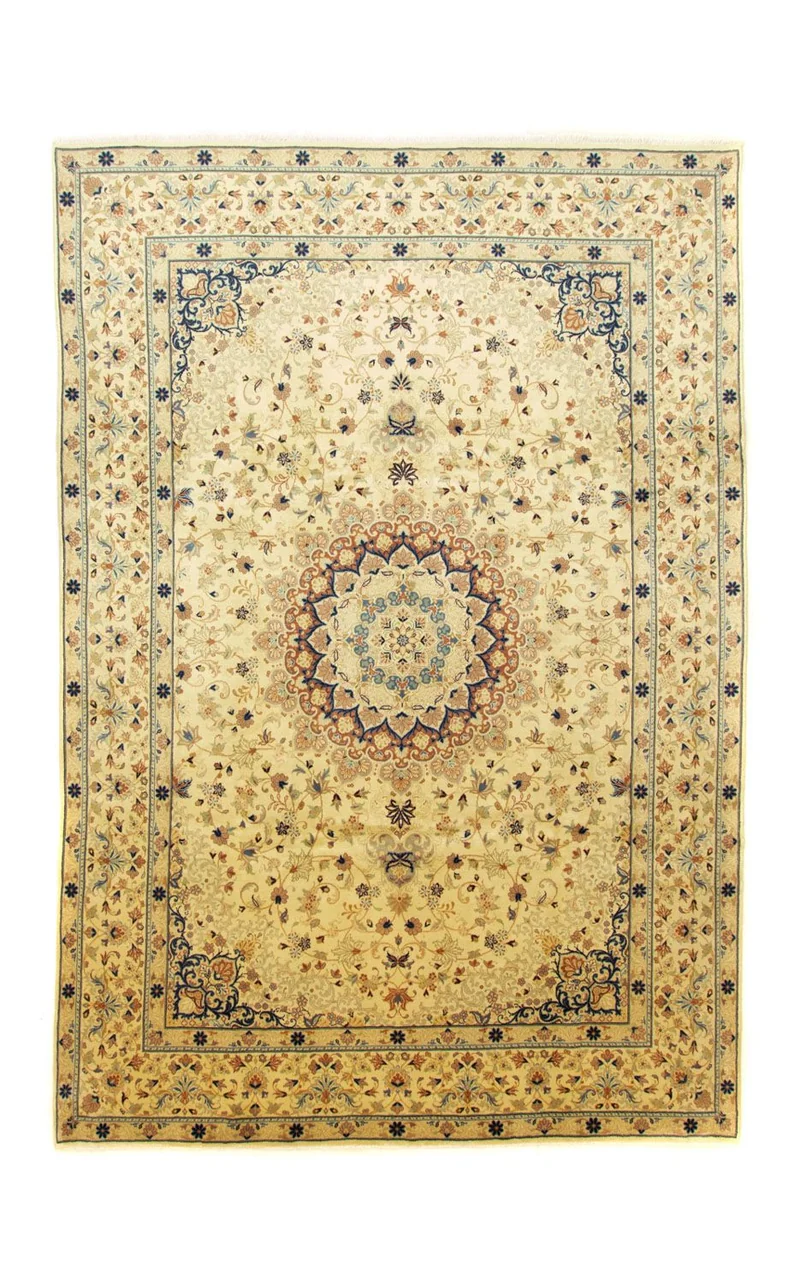 Perserteppich - Keshan 240 x 353 cm - beige