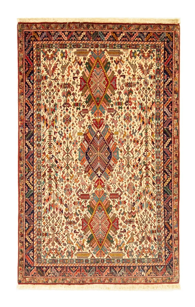 Perserteppich - Nomadic 100 x 162 cm - beige