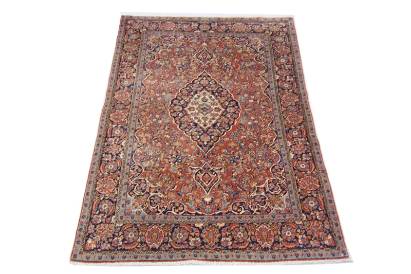 Perserteppich - Keshan 130 x 212 cm - braun