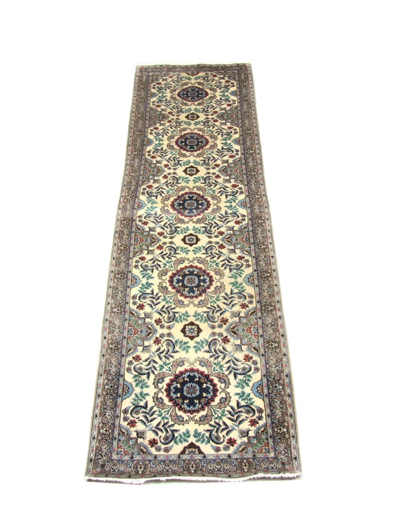 Perserteppich - Isfahan - Premium 80 x 305 cm - beige