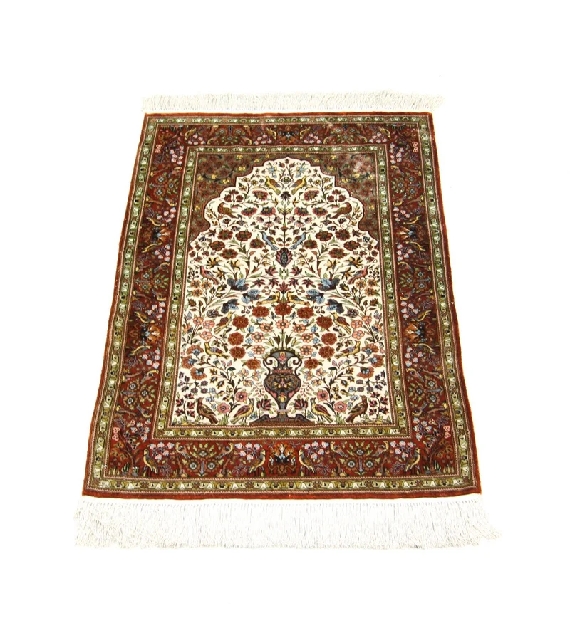 Seidenteppich - Hereke Seide - Premium 80 x 128 cm Teppichbrücke