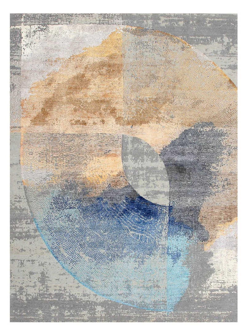 Designer Teppich - 244 x 306 cm - mehrfarbig