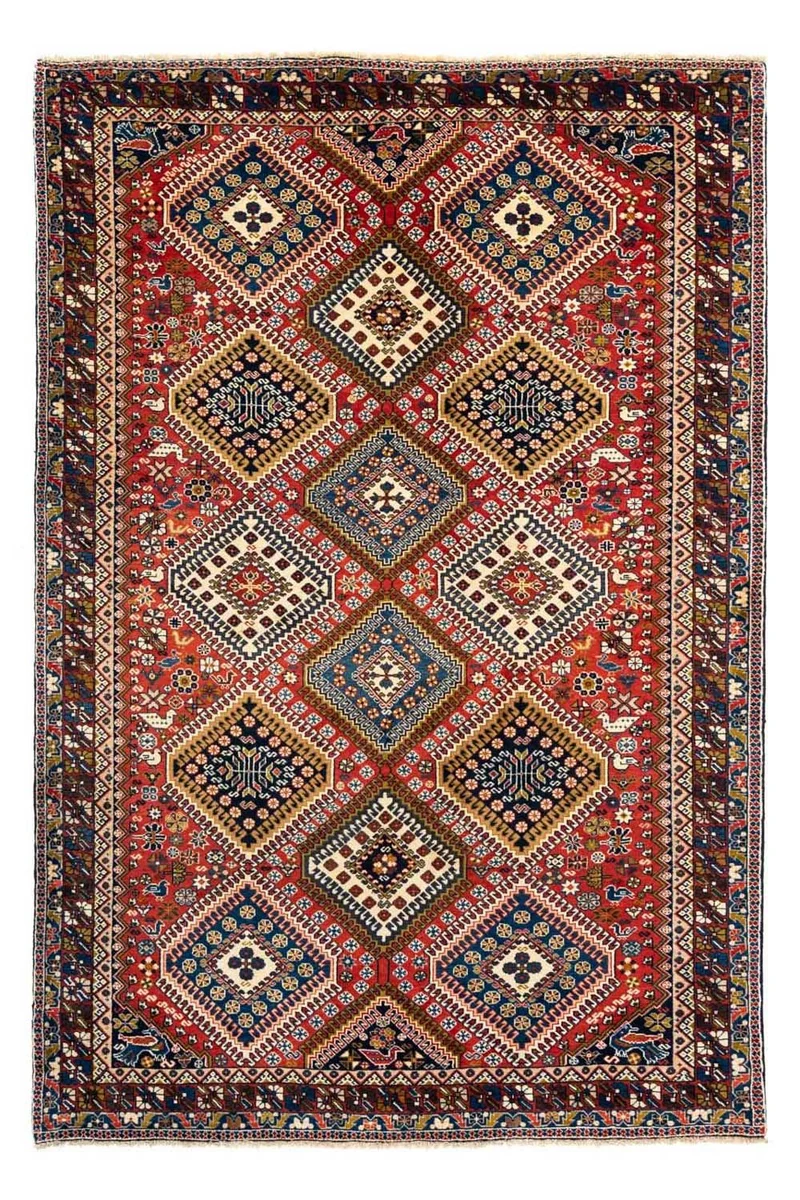 Perserteppich - Nomadic 203 x 307 cm - rot