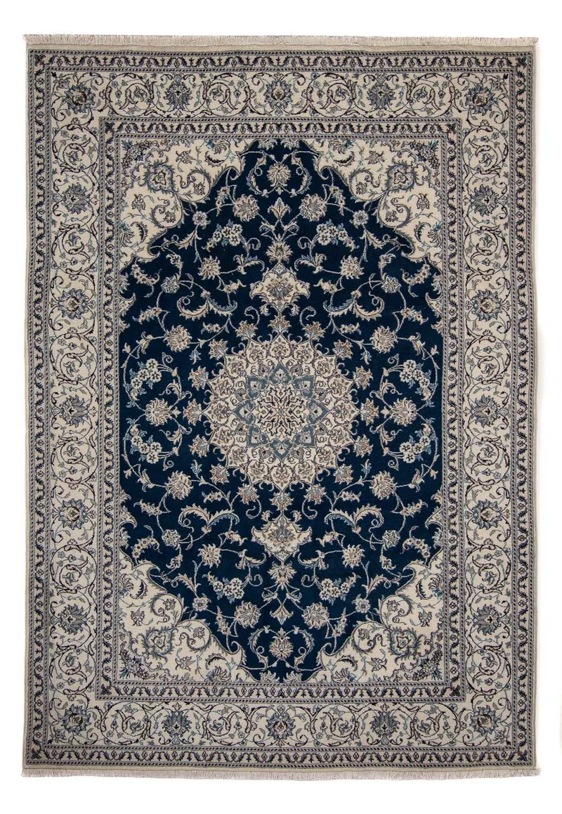 Perserteppich - Nain 244 x 345 cm - dunkelblau