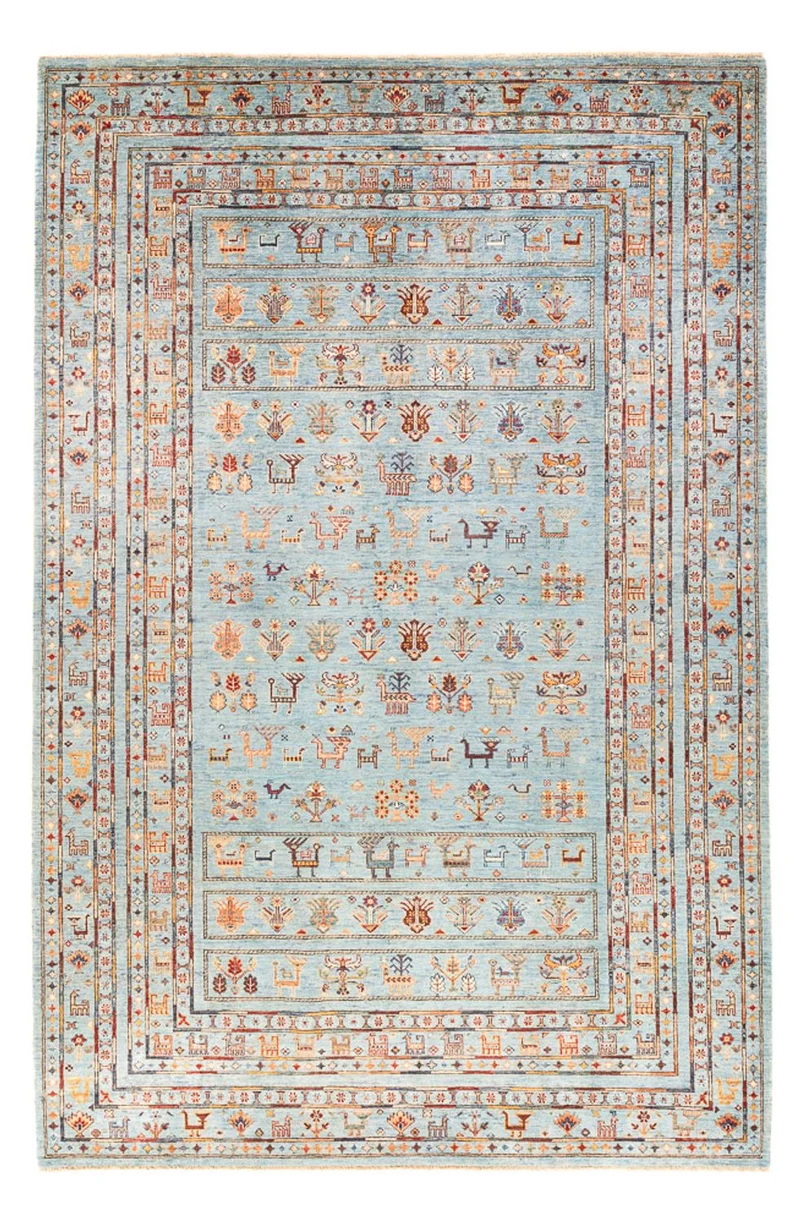 Ziegler Teppich - Ariana - 213 x 312 cm - hellblau